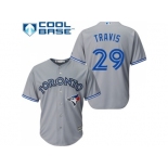 Youth Toronto Blue Jays #29 Devon Travis Grey Cool Base Stitched MLB Jersey Youth Toronto Blue Jays #29 Devon Travis Grey Cool Base Stitched MLB Jersey