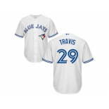 Youth Toronto Blue Jays #29 Devon Travis White Cool Base Stitched MLB Jersey Youth Toronto Blue Jays #29 Devon Travis White Cool Base Stitched MLB Jersey