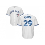 Youth Toronto Blue Jays #29 Joe Carter White Cool Base Stitched MLB Jersey Youth Toronto Blue Jays #29 Joe Carter White Cool Base Stitched MLB Jersey