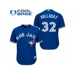 Youth Toronto Blue Jays #32 Roy Halladay Blue Cool Base Stitched MLB Jersey Youth Toronto Blue Jays #32 Roy Halladay Blue Cool Base Stitched MLB Jersey