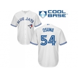 Youth Toronto Blue Jays #54 Roberto Osuna White Cool Base Stitched MLB Jersey Youth Toronto Blue Jays #54 Roberto Osuna White Cool Base Stitched MLB Jersey