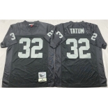 Men's Las Vegas Raiders #32 Jack Tatum Black Throwback Football Stitched Jersey