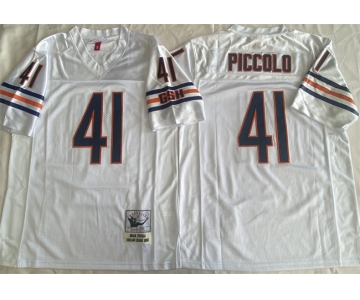 Men's Chicago Bears #41 Brian Piccolo White Limited Stitched Football Jersey
