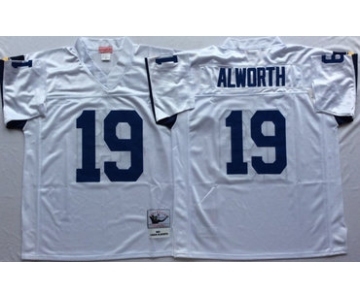 Chargers 19 Lance Alworth White Throwback Jersey