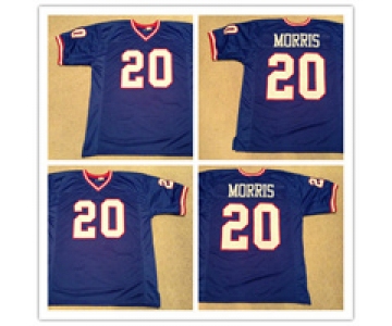 Mens New York Giants #20 Joe Morris Mitchell & Ness Retired Player Vintage Jersey - Royal Blue