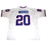 Mens New York Giants #20 Joe Morris Mitchell & Ness Retired Player Vintage Jersey - White