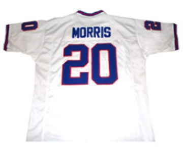 Mens New York Giants #20 Joe Morris Mitchell & Ness Retired Player Vintage Jersey - White