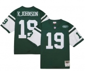 Mens New York Jets #19 Keyshawn Johnson 1998 Mitchell & Ness Legacy Jersey - Green