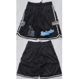 Men's Los Angeles Dodgers Black Shorts