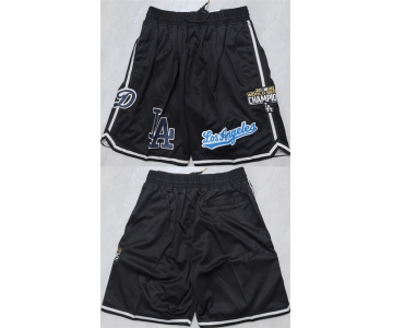 Men's Los Angeles Dodgers Black Shorts