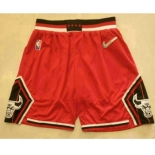 Men's Chicago Bulls Red Nike 75th Anniversary Diamond 2021 Stitched Shorts