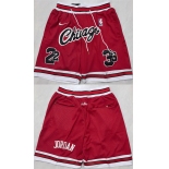 Men's Chicago Bulls Red Shorts