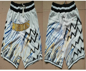Men's Golden State Warriors White Lightning Just Don Swingman Shorts