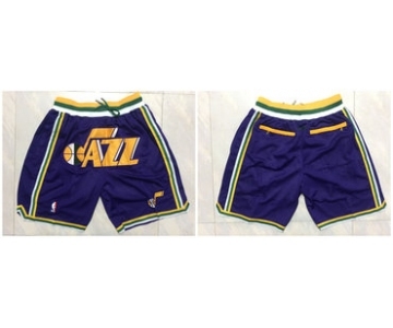Jazz Purple Just Don Mesh Shorts