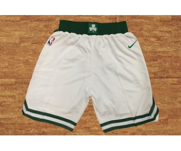 Men's Boston Celtics White Nike NBA Shorts
