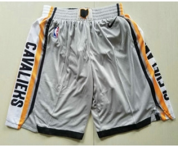 Men's Cleveland Cavaliers Grey 2017-18 Nike City Edition Swingman Shorts