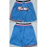 Men's Miami Heat Blue Shorts