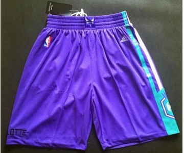 Men's Charlotte Hornets Purple Swingman Short