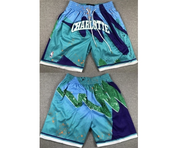 Men's Charlotte Hornets Teal Shorts