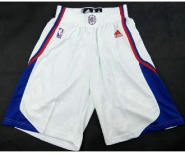 Men's Los Angeles Clippers White Swingman Shorts