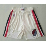 Men's Portland Trail Blazers Cream 2020 City Edition NBA Swingman Shorts