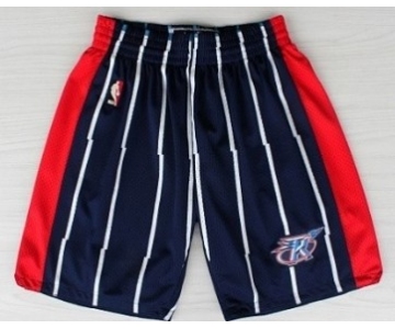 Houston Rockets Blue Throwback Short