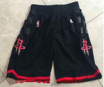 Men's Houston Rockets Black Basketball Shorts
