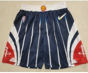 Men's Houston Rockets Navy Blue Nike 75th Anniversary Diamond 2021 Stitched Shorts