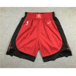Men's Houston Rockets New Red 2019 Nike Swingman Stitched NBA Shorts