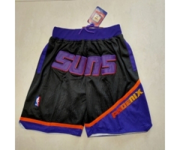 Men's Phoenix Suns Black Pocket Shorts