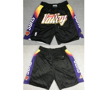 Men's Phoenix Suns Black Shorts (Run Small)