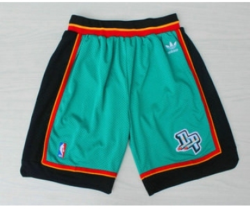 Men's Detroit Pistons Green Hardwood Classics Swingman Shorts