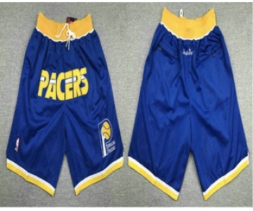 Men's Indiana Pacers Blue Just Don Shorts Swingman Shorts