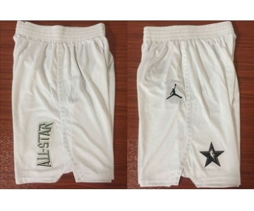 NBA White Jordan Swingman 2018 All Star Shorts