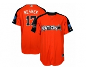 Youth Majestic Philadelphia Phillies #17 Pat Neshek Replica Orange National League 2017 MLB All-Star MLB Jersey Youth Majestic Philadelphia Phillies #17 Pat Neshek Replica Orange National League 2017 MLB All-Star MLB Jersey