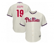 Youth Majestic Philadelphia Phillies #19 Tommy Joseph Authentic Cream Alternate Cool Base MLB Jersey Youth Majestic Philadelphia Phillies #19 Tommy Joseph Authentic Cream Alternate Cool Base MLB Jersey