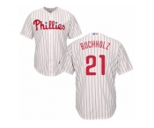 Youth Majestic Philadelphia Phillies #21 Clay Buchholz Replica White Red Strip Home Cool Base MLB Jersey Youth Majestic Philadelphia Phillies #21 Clay Buchholz Replica White Red Strip Home Cool Base MLB Jersey
