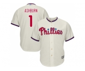 Youth Philadelphia Phillies #1 Richie Ashburn Cream Cool Base Stitched MLB Jersey Youth Philadelphia Phillies #1 Richie Ashburn Cream Cool Base Stitched MLB Jersey