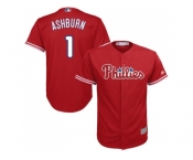 Youth Philadelphia Phillies #1 Richie Ashburn Red Cool Base Stitched MLB Jersey Youth Philadelphia Phillies #1 Richie Ashburn Red Cool Base Stitched MLB Jersey