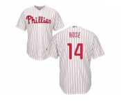 Youth Philadelphia Phillies #14 Pete Rose White(Red Strip) Cool Base Stitched MLB Jersey Youth Philadelphia Phillies #14 Pete Rose White(Red Strip) Cool Base Stitched MLB Jersey
