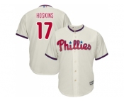 Youth Philadelphia Phillies #17 Rhys Hoskins Cream Cool Base Stitched MLB Jersey Youth Philadelphia Phillies #17 Rhys Hoskins Cream Cool Base Stitched MLB Jersey