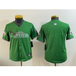 Youth Philadelphia Phillies Blank Green Phanatic Limited Stitched Jersey Youth Philadelphia Phillies Blank Green Phanatic Limited Stitched Jersey