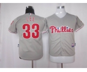 youth mlb philadelphia phillies #33 cliff lee grey youth mlb philadelphia phillies #33 cliff lee grey