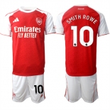 Men's Arsenal F.C #10 Emile Smith Rowe 2026 Red Home Soccer Jersey Suit