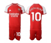 Men's Arsenal F.C #10 Emile Smith Rowe Red 2025 Home Soccer Jersey Suit