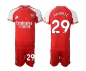 Men's Arsenal F.C #29 Kai Lukas Havertz Red 2025 Home Soccer Jersey Suit