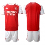 Men's Arsenal F.C Blank 2026 Red Home Soccer Jersey Suit