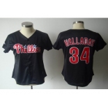 MLB Women Jerseys Philadephia Phillis #34 halladay black MLB Women Jerseys Philadephia Phillis #34 halladay black