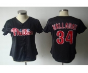 MLB Women Jerseys Philadephia Phillis #34 halladay black MLB Women Jerseys Philadephia Phillis #34 halladay black