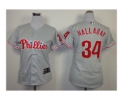 women mlb jerseys philadelphia phillies #34 halladay grey women mlb jerseys philadelphia phillies #34 halladay grey